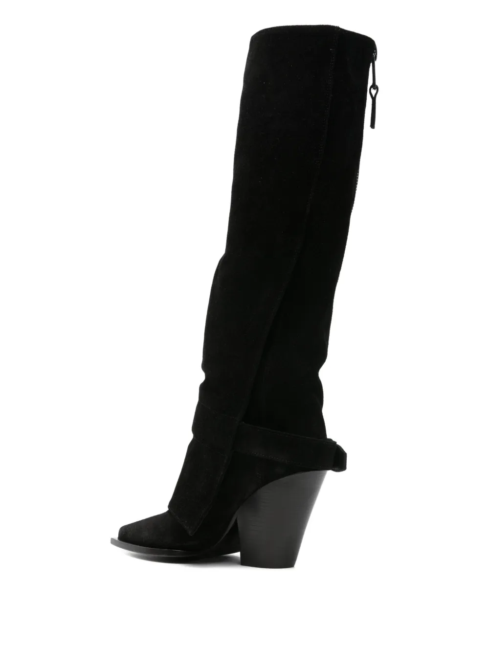 Elena Iachi 75mm Leather Knee-high Boots In Multi