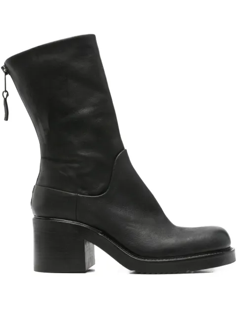 Elena Iachi block-heel leather boots