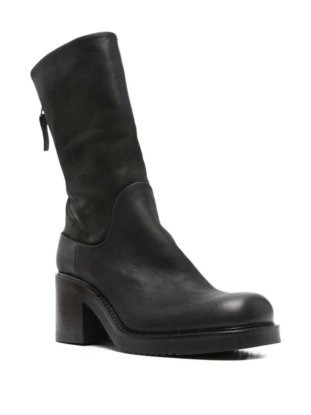 Elena Iachi block-heel leather boots | Knee-High Boots | Image 2