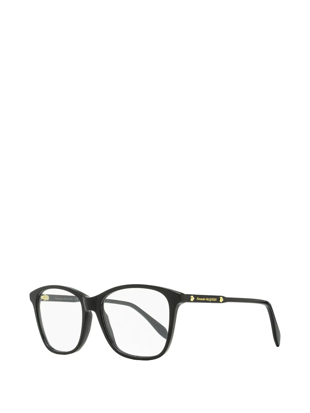 Alexander McQueen Eyewear Bril met vierkant montuur Zwart