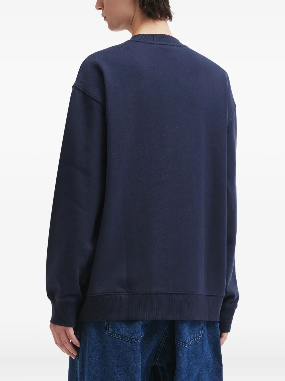 Fingercroxx Graphic-print Sweatshirt In Blue