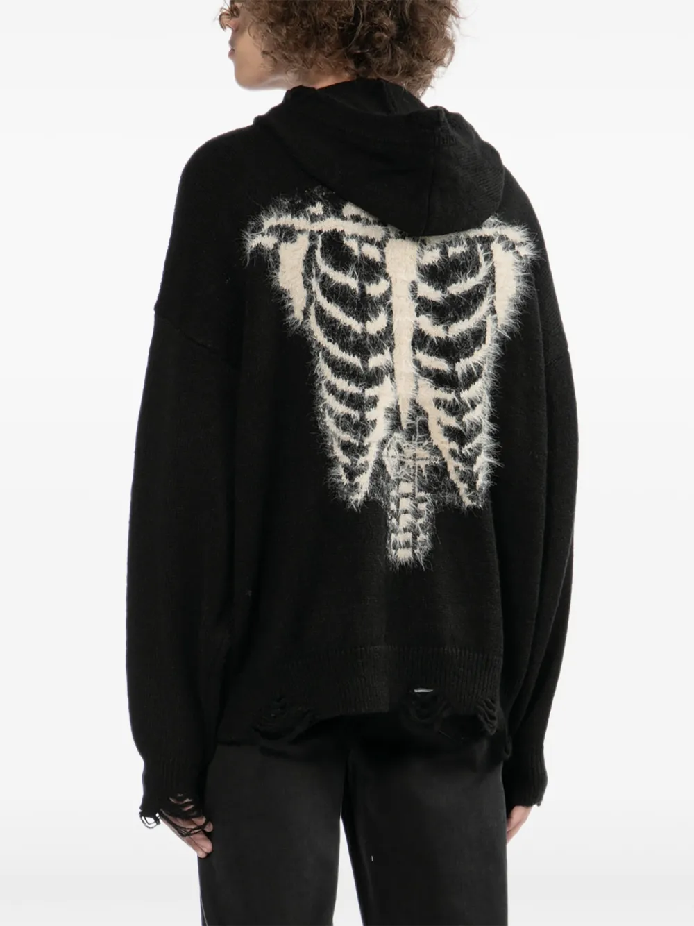 FIVE CM Vest met geborduurd logo Zwart