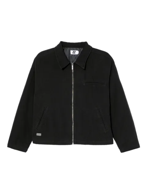 izzue logo-plaque jacket