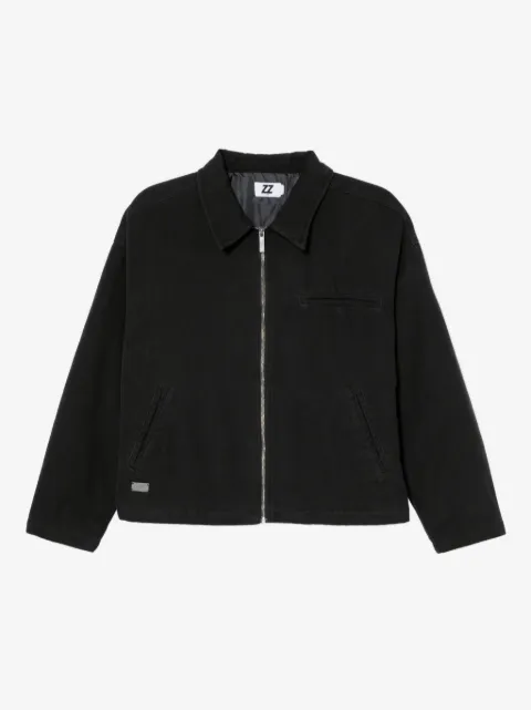 izzue logo-plaque jacket