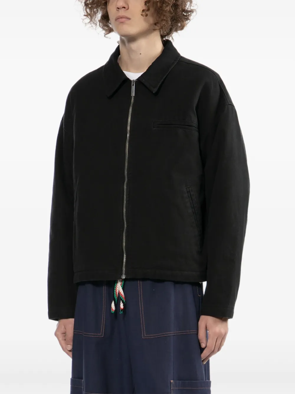 izzue Jack met logoplakkaat Zwart