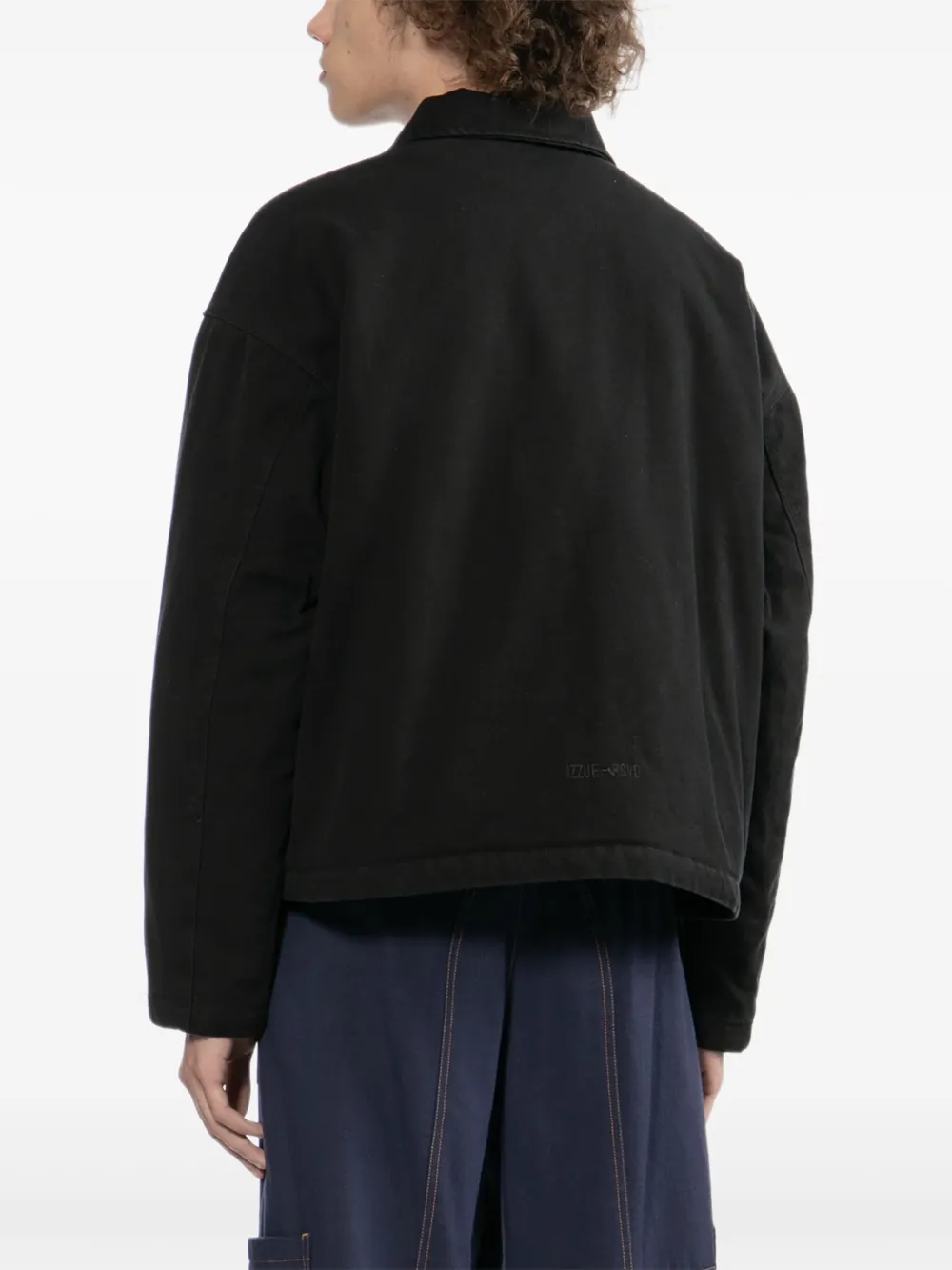 izzue Jack met logoplakkaat Zwart