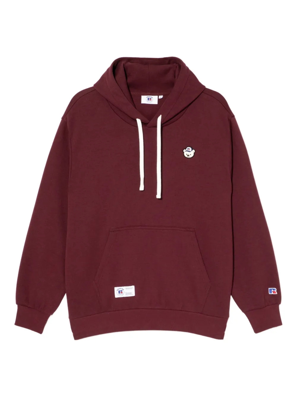 CHOCOOLATE hoodie con oso bordado en colaboración con Russell Athletic | rojo | Image 1
