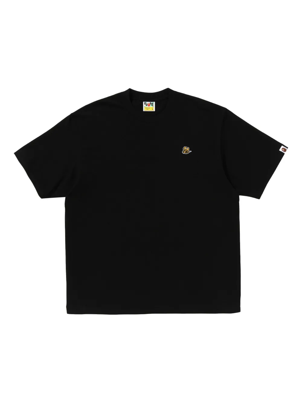 A BATHING APE® embroidered T-shirt | Black | Image 1