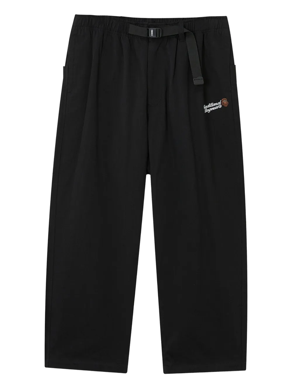 FINGERCROXX logo belt trousers | Black | Image 1