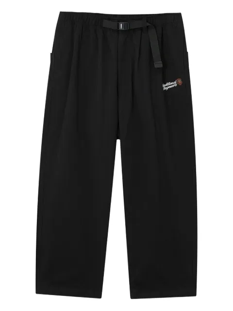 FINGERCROXX pantalones con cinturón del logo
