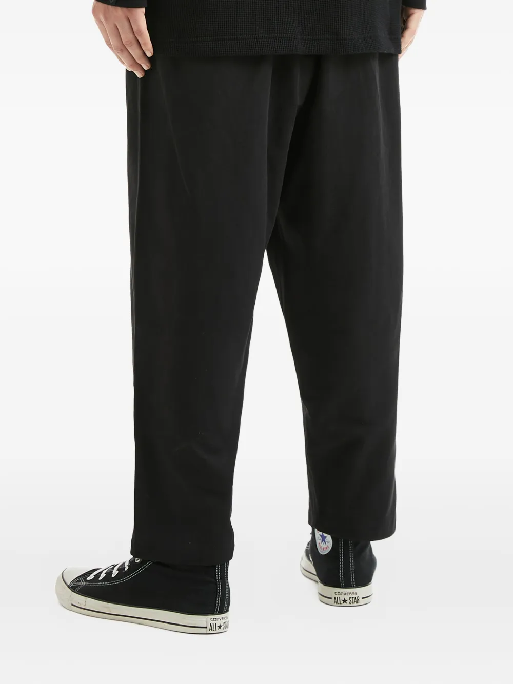 Fingercroxx Logo Belt Trousers In Black