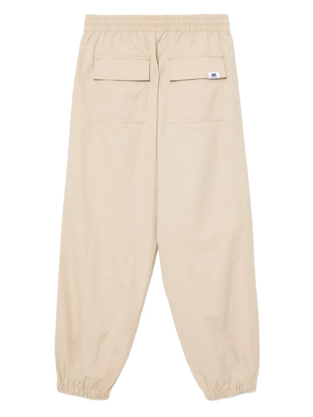 CHOCOOLATE Broek met geborduurd logo - Beige