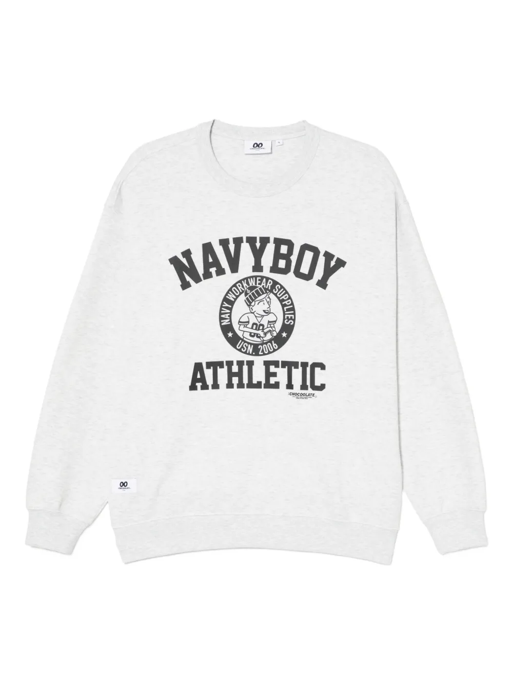 CHOCOOLATE sudadera con estampado gráfico | gris | Image 1