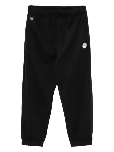 CHOCOOLATE x Russell Athletic bear-embossed trousers