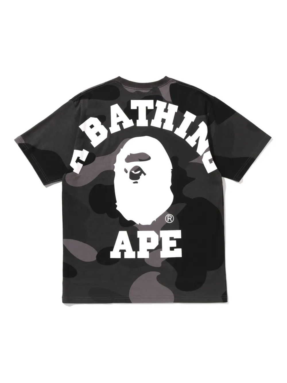 A BATHING APE Mega Color Camo T-shirt - Zwart