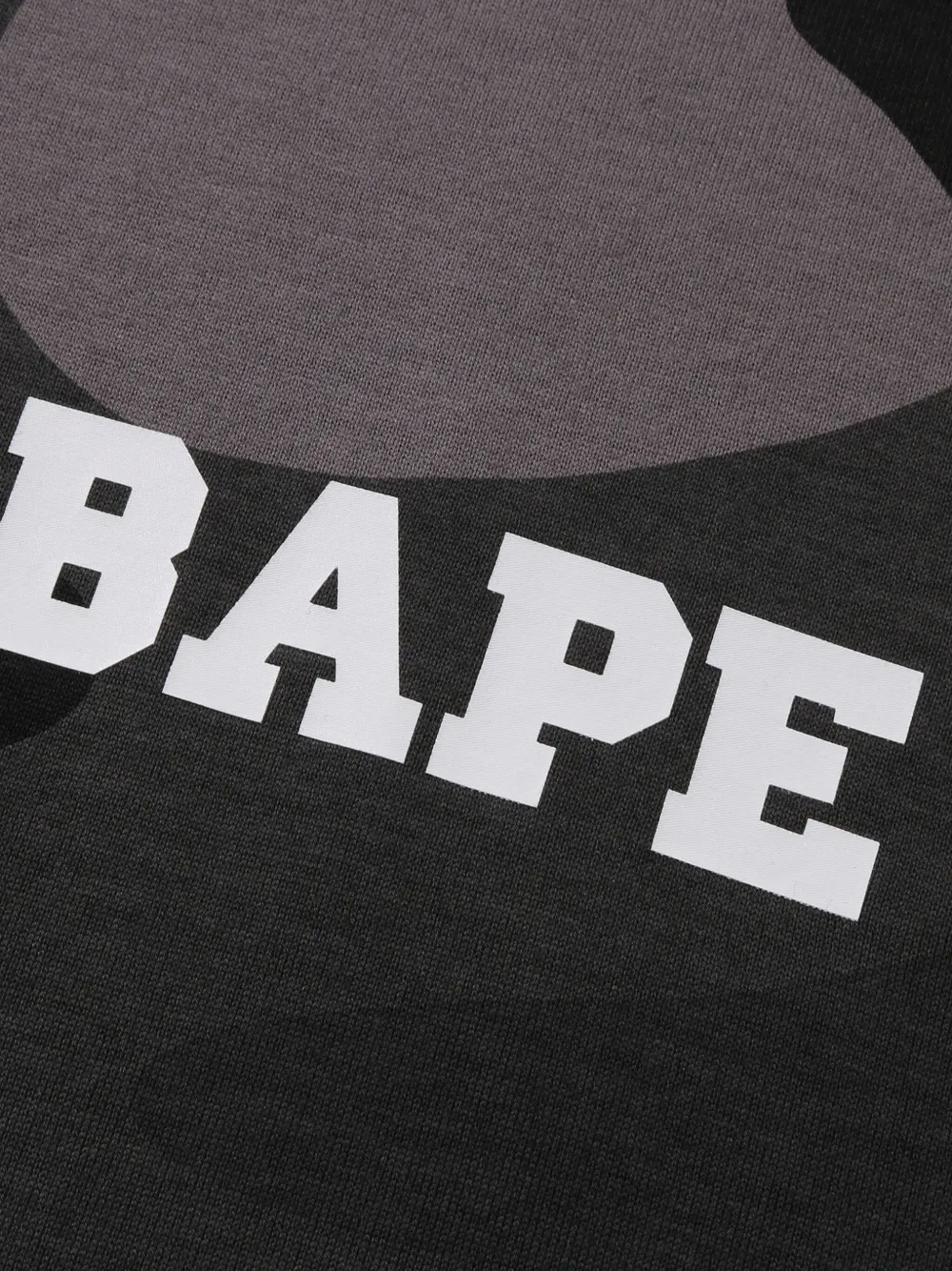 A BATHING APE Mega Color T-shirt met camouflageprint Zwart