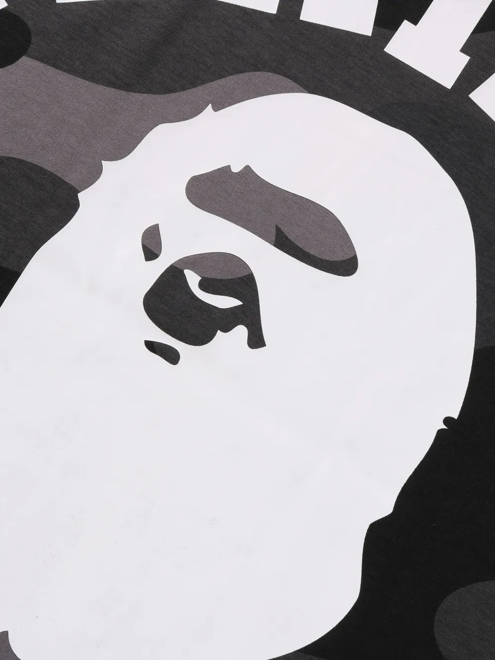 A BATHING APE Mega Color T-shirt met camouflageprint Zwart