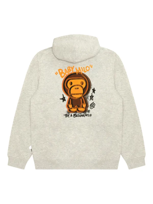 A BATHING APE® グラフィック パーカー | ニュートラル | FARFETCH JP