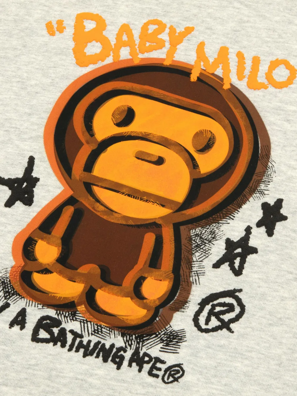 *baby Milo® Store By *a Bathing Ape® Graphic-print Hoodie In Neutral