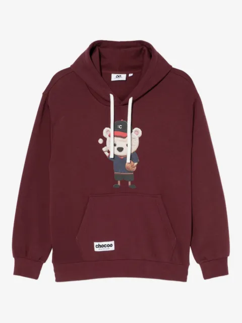 CHOCOOLATE bear-print hoodie
