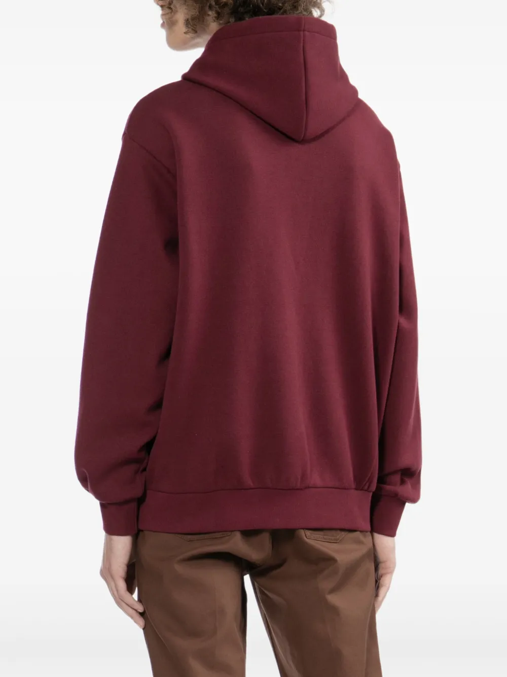 CHOCOOLATE Hoodie met berenprint Rood