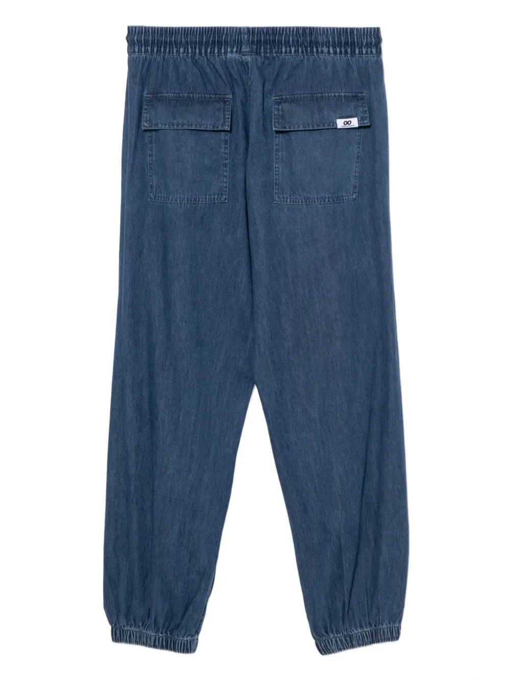 CHOCOOLATE Jeans met geborduurd logo - Zwart