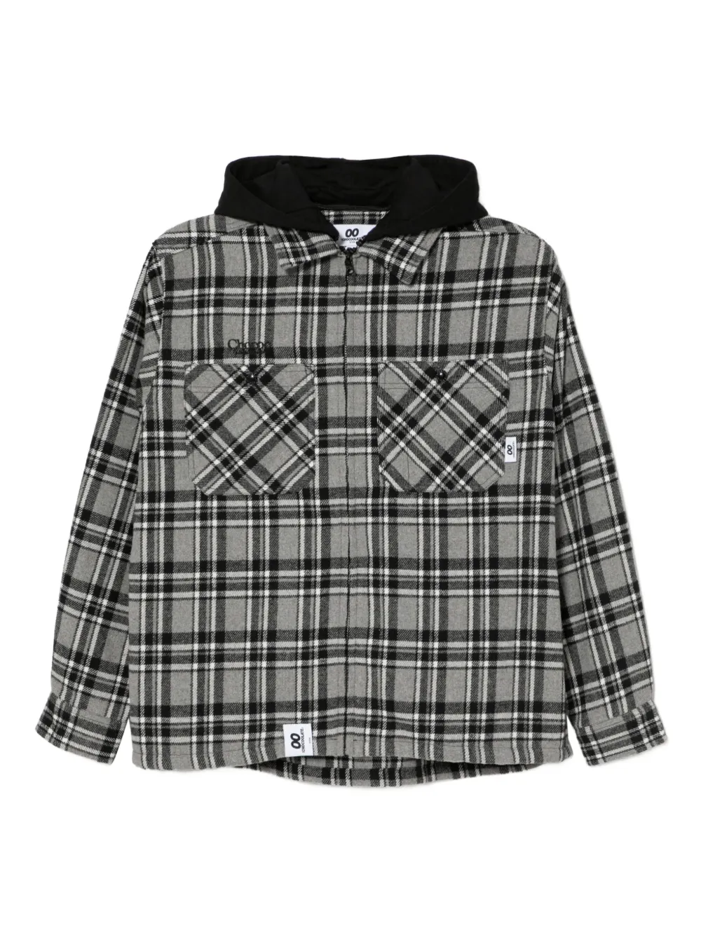 CHOCOOLATE checked jacket | Black | Image 1