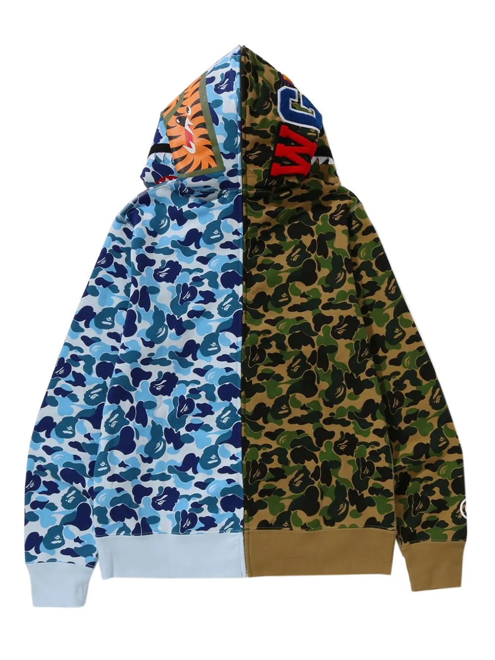 A BATHING APE® Abc Camo Separate Shark full-zip hoodie | Hoodies | Image 2