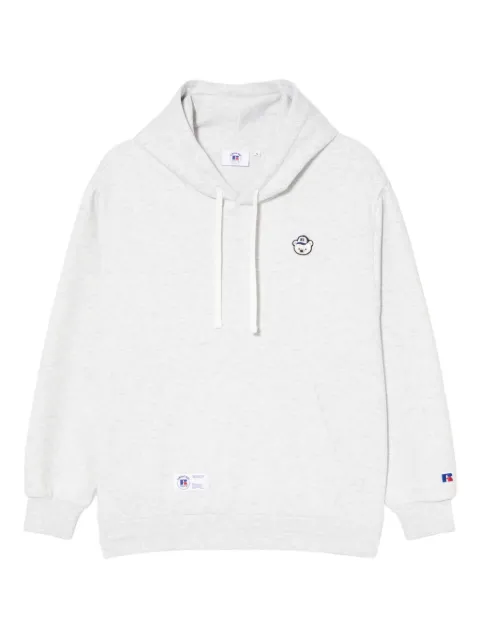 CHOCOOLATE x Russell Athletic bear-embroidered hoodie