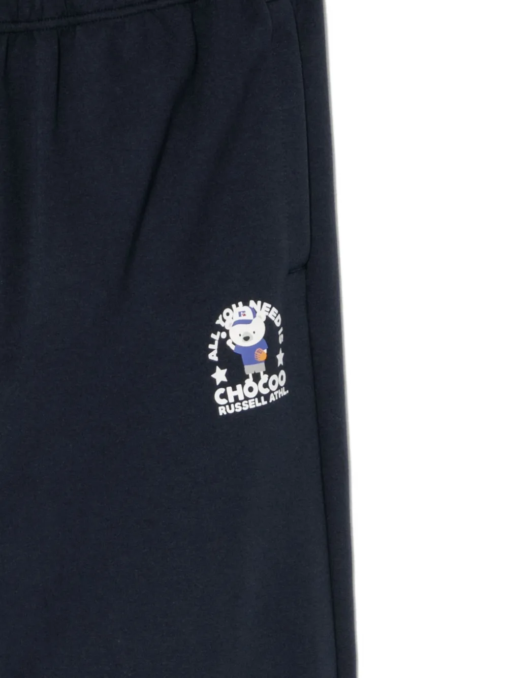 CHOCOOLATE x Russell Athletic broek met beerprint Blauw