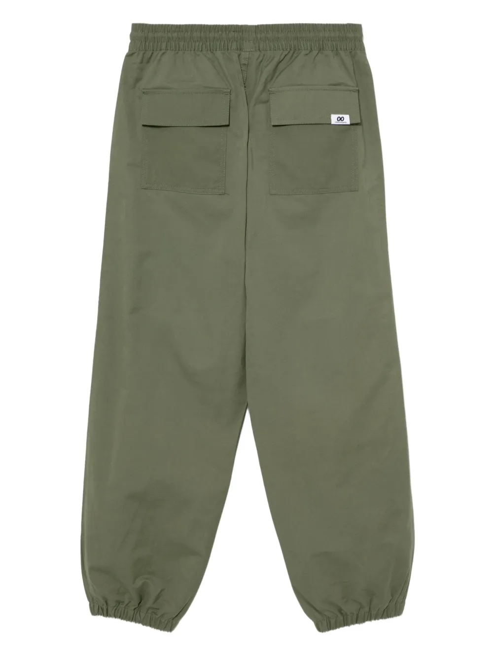 CHOCOOLATE Broek met geborduurd logo - Groen