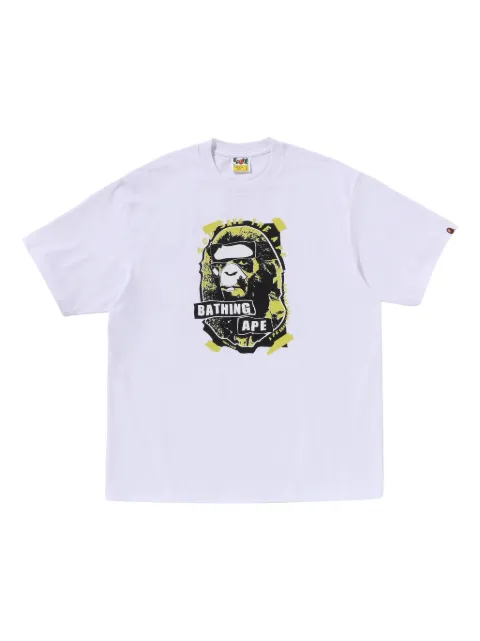A BATHING APE® Graffiti Ape Head T-shirt