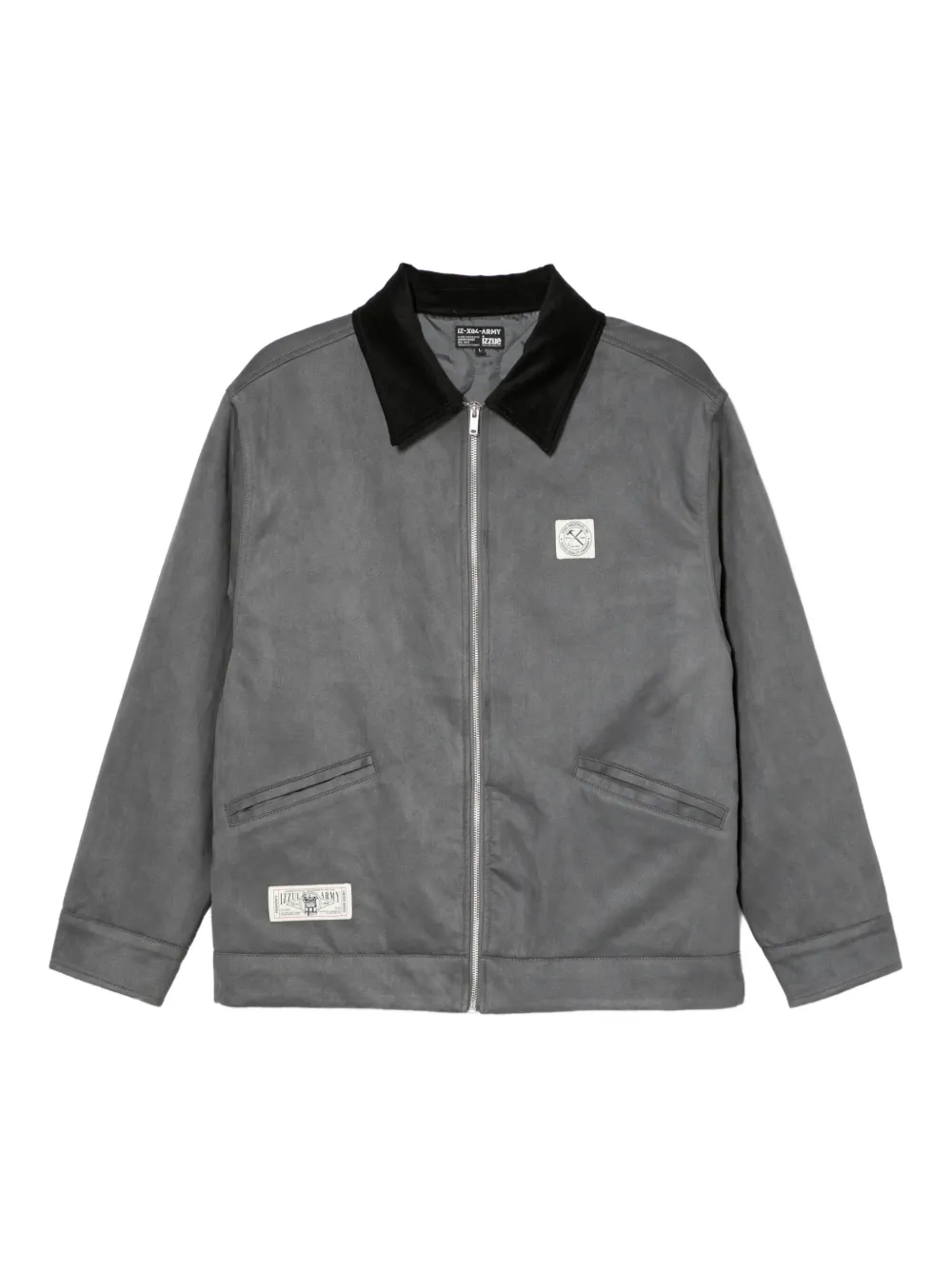 izzue logo-patch jacket | Grey | Image 1