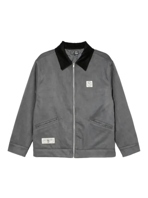 izzue logo-patch jacket