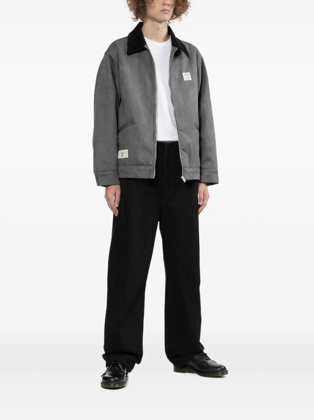 izzue logo-patch jacket | Shirt Jackets | Image 2