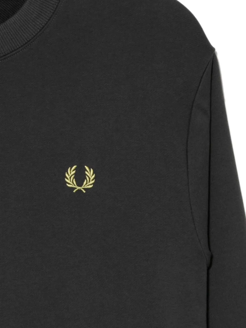 Fred Perry Mens Crew Neck Sweatshirt In Black