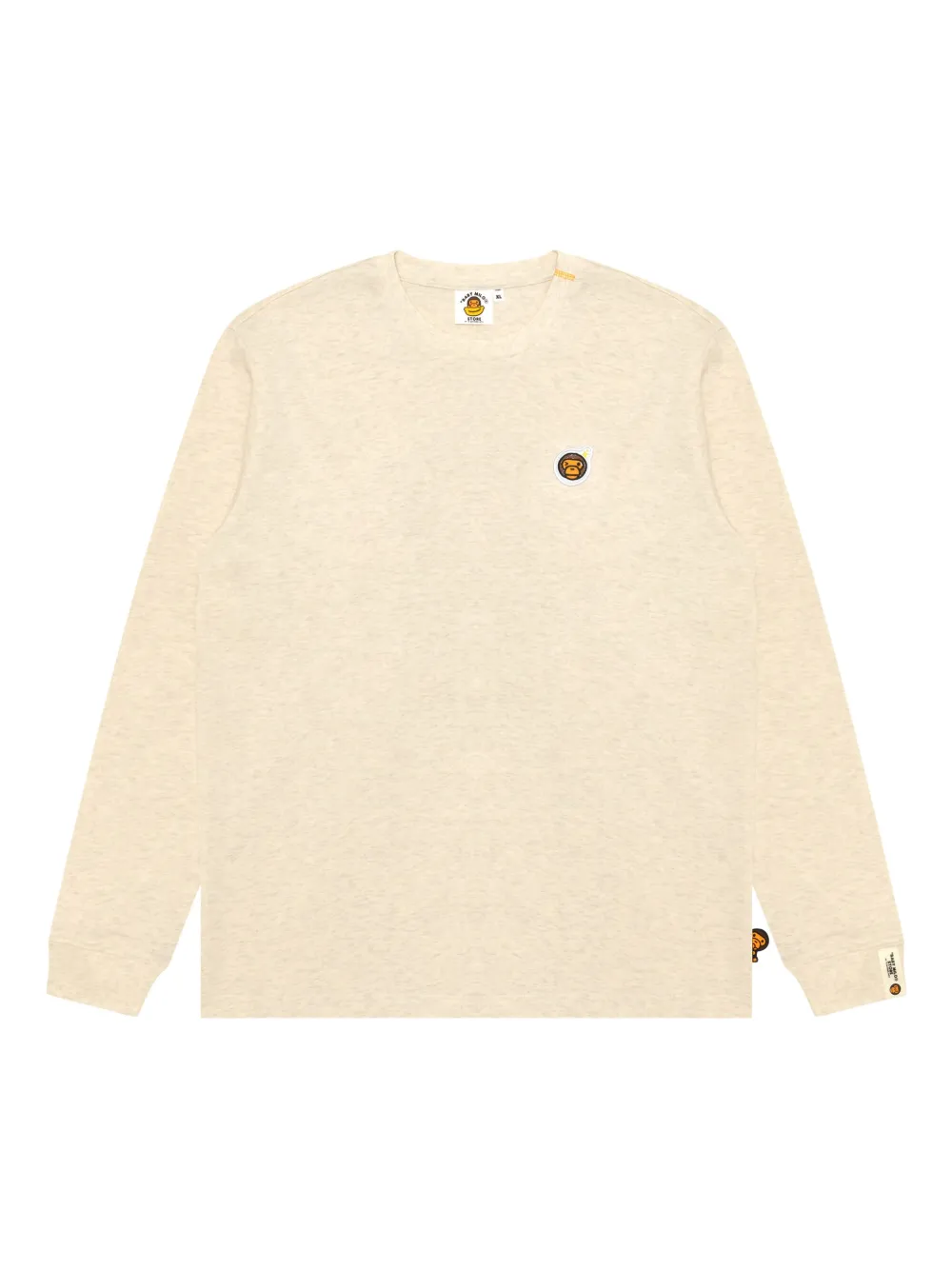 *baby Milo® Store By *a Bathing Ape® T-shirt Mit Logo-patch In Neutral