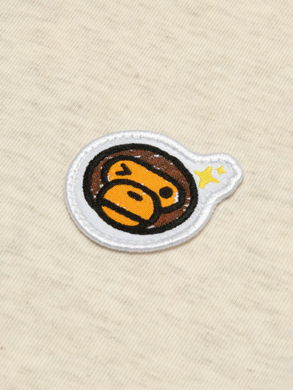 *baby Milo® Store By *a Bathing Ape® T-shirt Mit Logo-patch In Neutral
