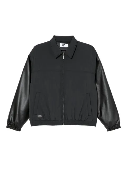 izzue veste à plaque logo