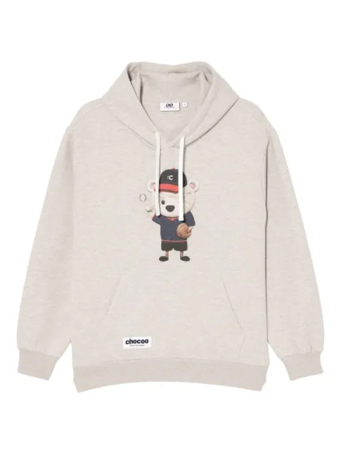 CHOCOOLATE hoodie con oso estampado