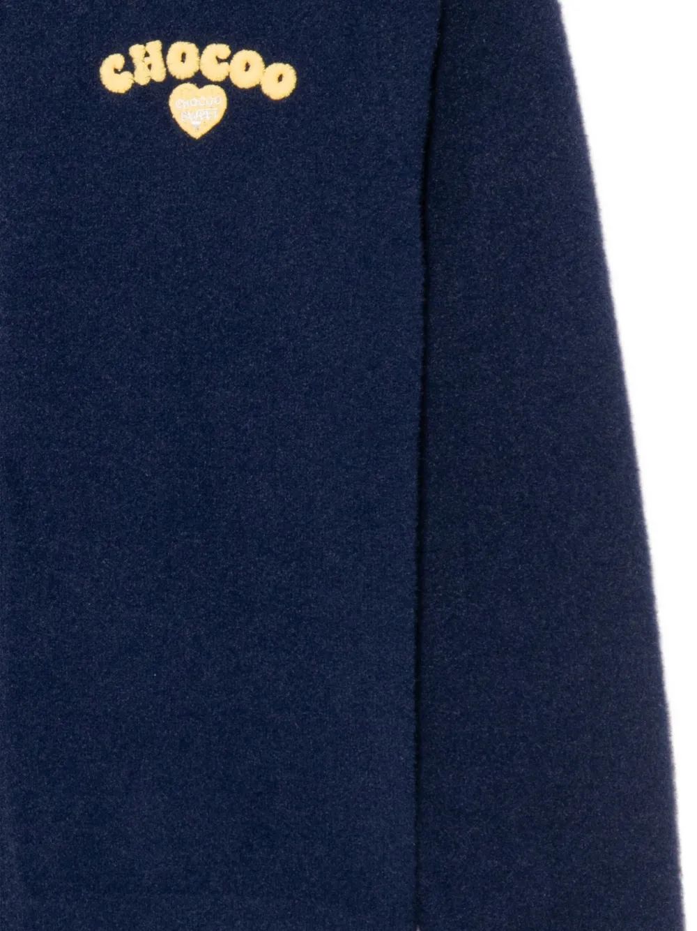 CHOCOOLATE Vest met geborduurd logo Blauw