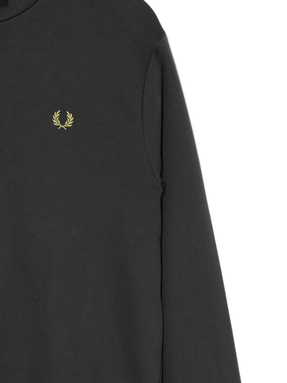 Fred Perry Sweater met geborduurd logo Grijs