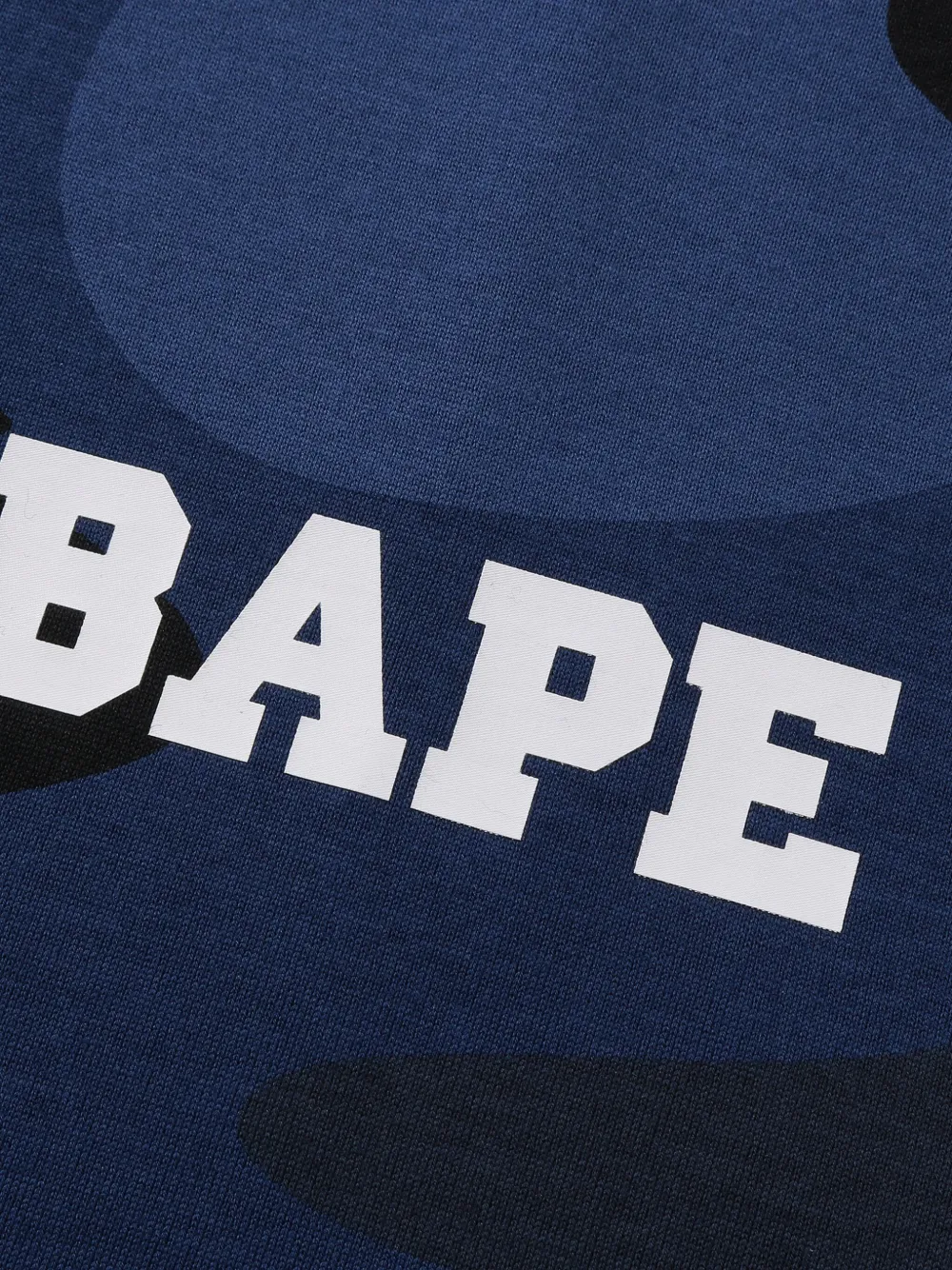 A BATHING APE Mega Color T-shirt met camouflageprint Blauw