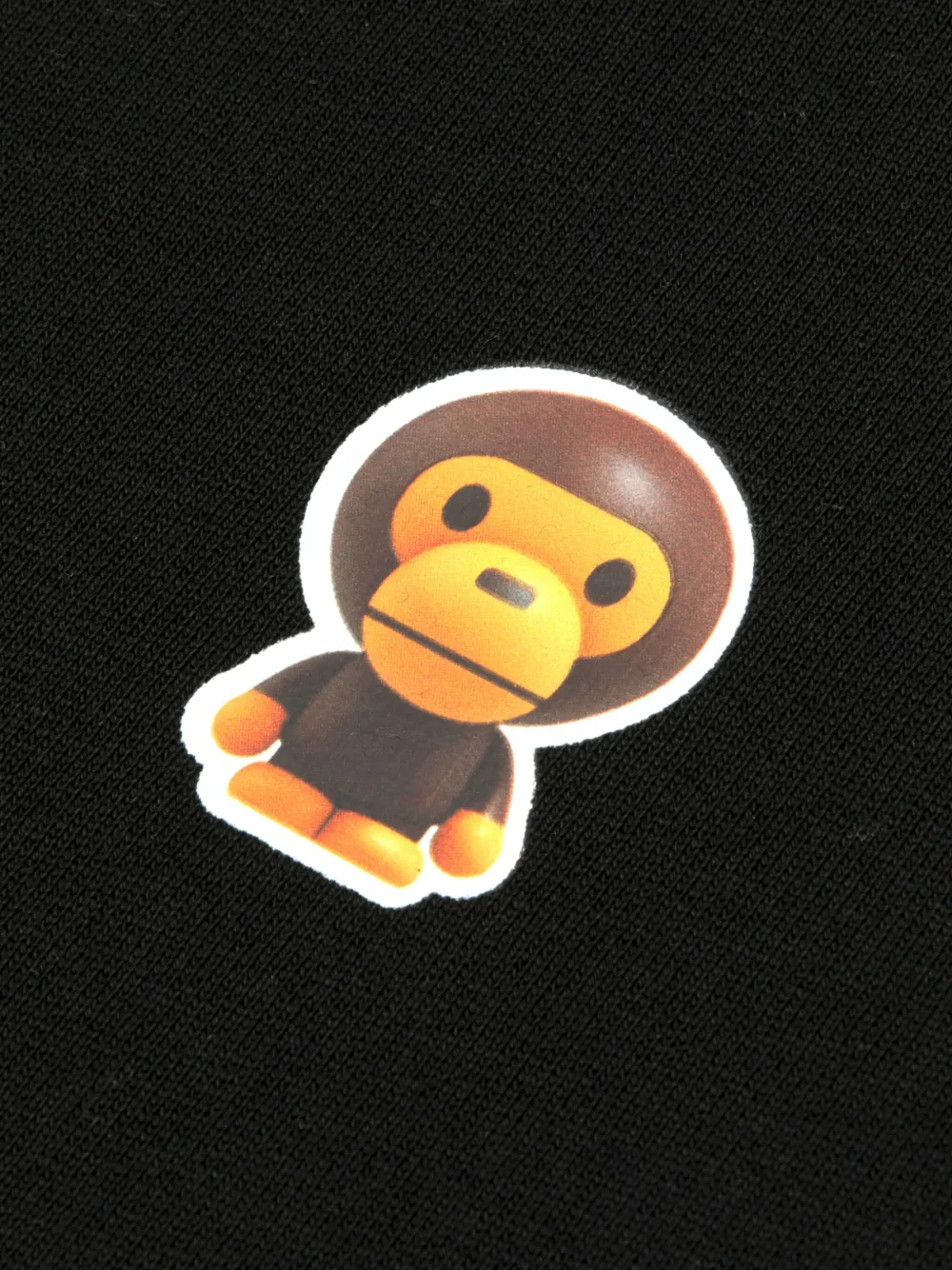*baby Milo® Store By *a Bathing Ape® Crew-neck Graphic-print Sweatshirt In Black