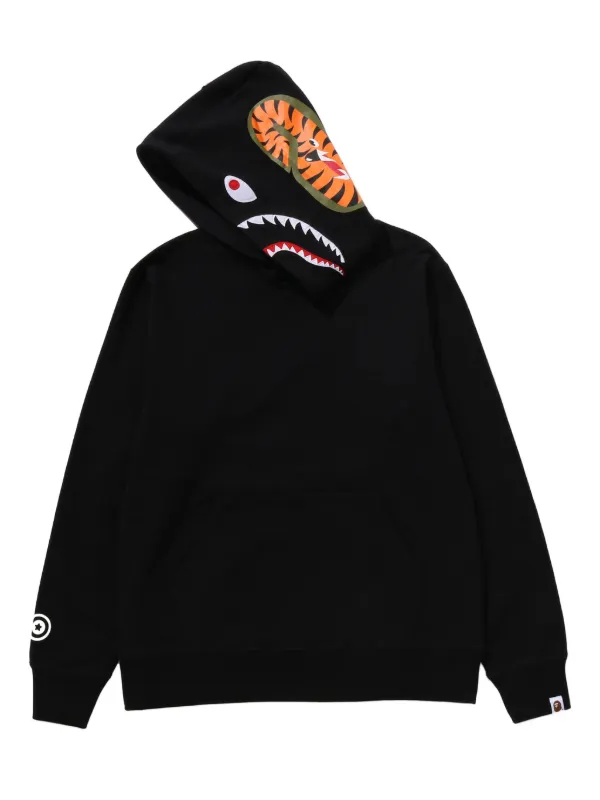 A BATHING APE® Shark パーカー | ブラック | FARFETCH JP