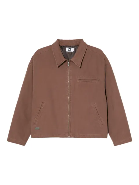 izzue logo-plaque jacket