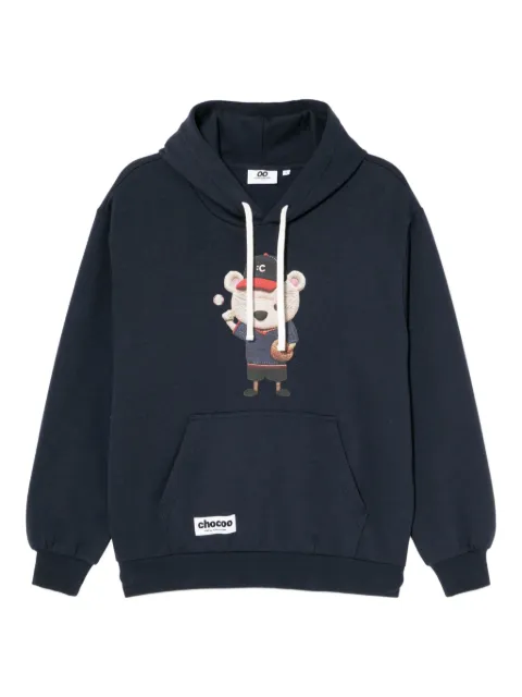 CHOCOOLATE hoodie con oso estampado