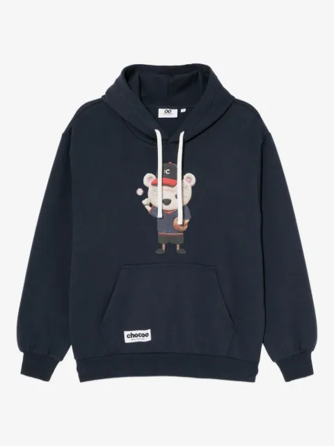 CHOCOOLATE bear-print hoodie