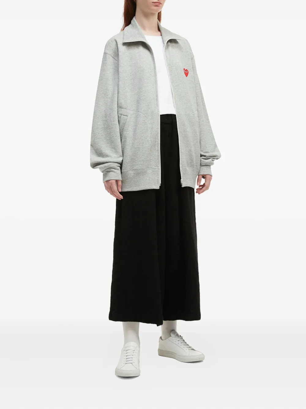 Comme Des Garçons Play zip heart sweatshirt | Sweaters | Image 2