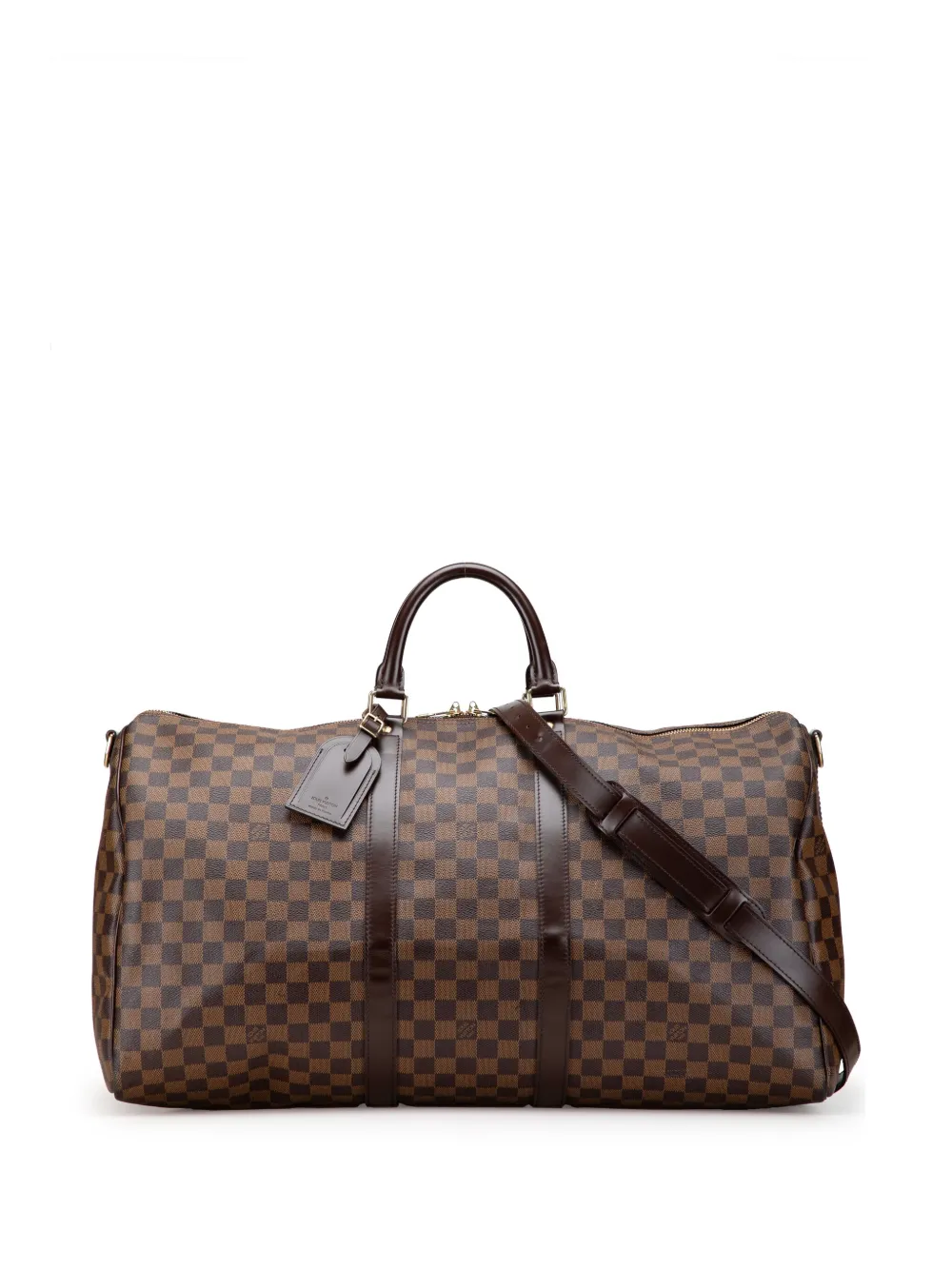 Louis Vuitton Pre-Owned 2006 Damier Ebene Keepall Bandouliere 55 Louis Vuitton Pre-Owned 2006 Damier Ebene Keepall Bandouliere 55